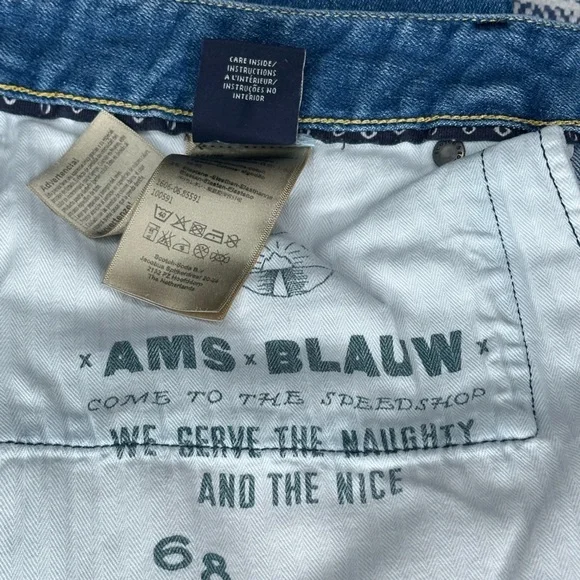 Scotch & Soda Blue Slim Men Jeans - Picture 3 of 8